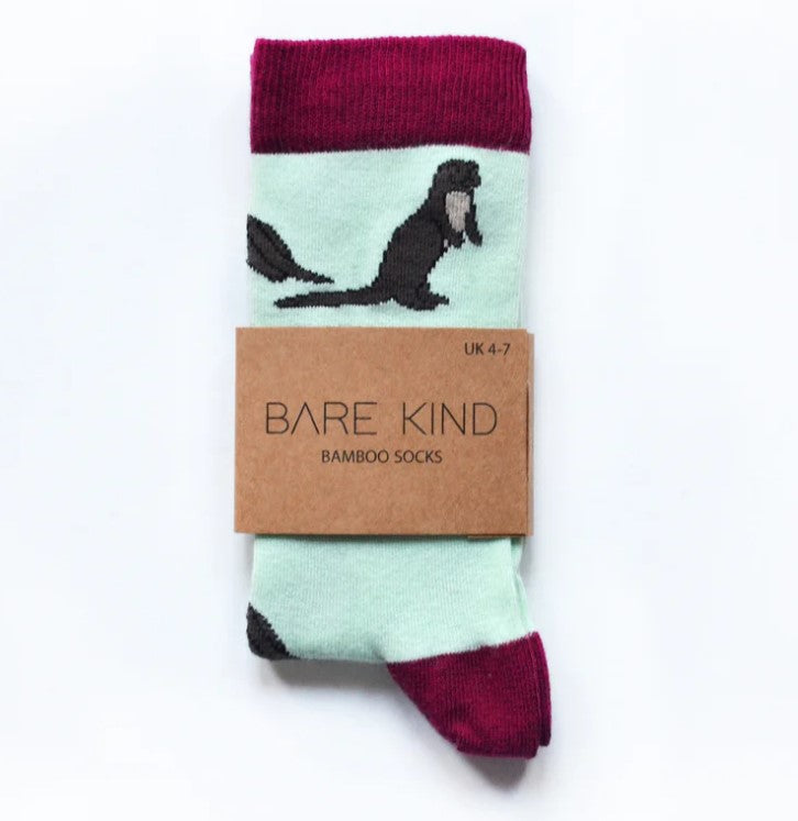 Bare Kind Bamboo Socks - Save the Otters