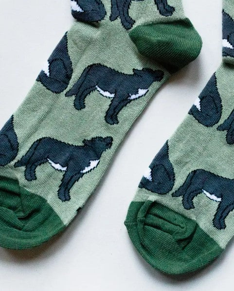 Bare Kind Bamboo Socks - Save the Wolves