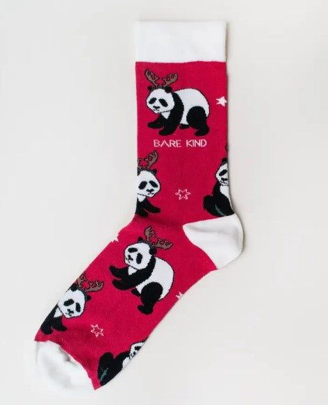 Bare Kind Christmas Panda Socks