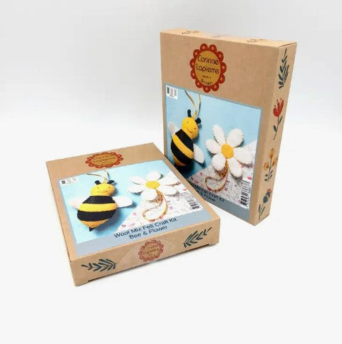 Bee & Flower Mini Felt Craft Kit - Corinne Lapierre