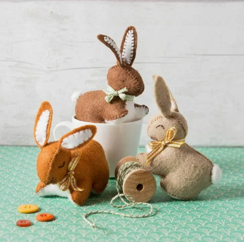 Bunnies Felt Craft Kit - Corinne Lapierre