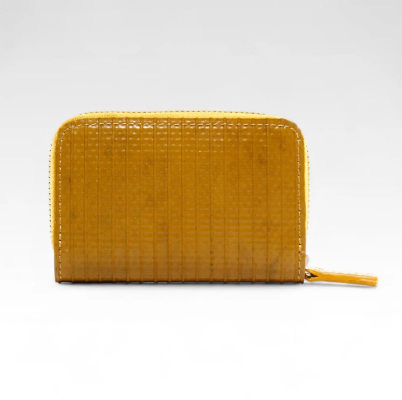 Elvis and Kresse yellow coin pouch on a white background