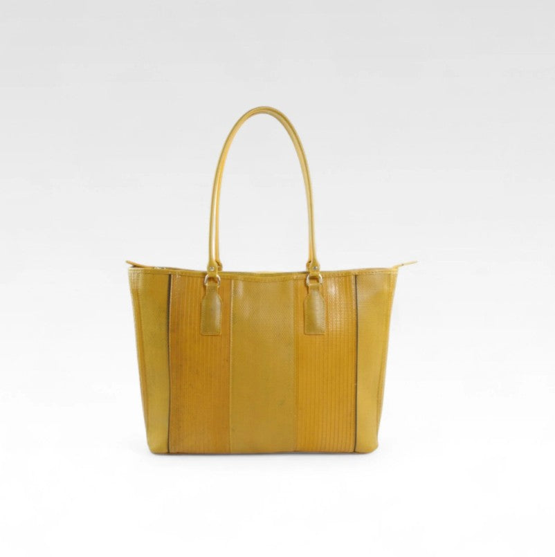 Yellow Elvis and Kresse Tote Bag on a white background