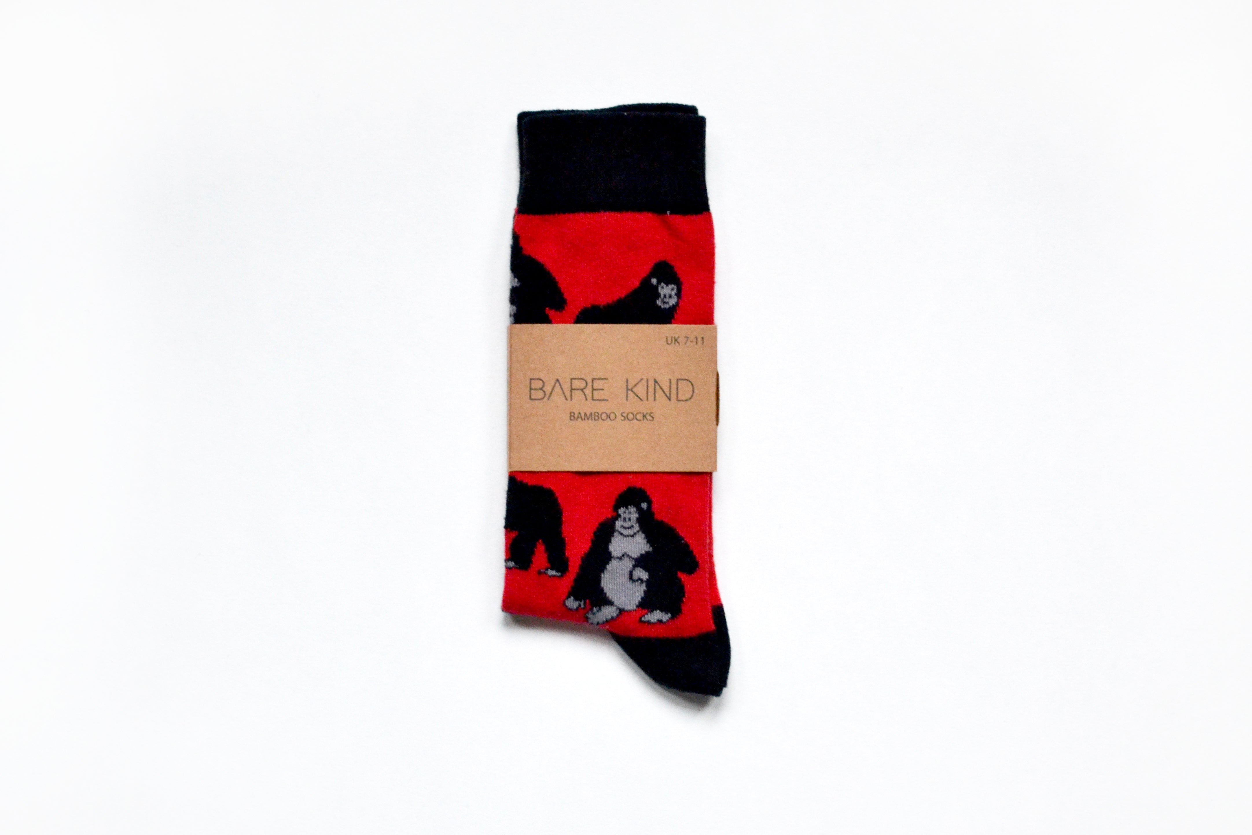 Bare Kind Bamboo Socks - Save the Gorillas