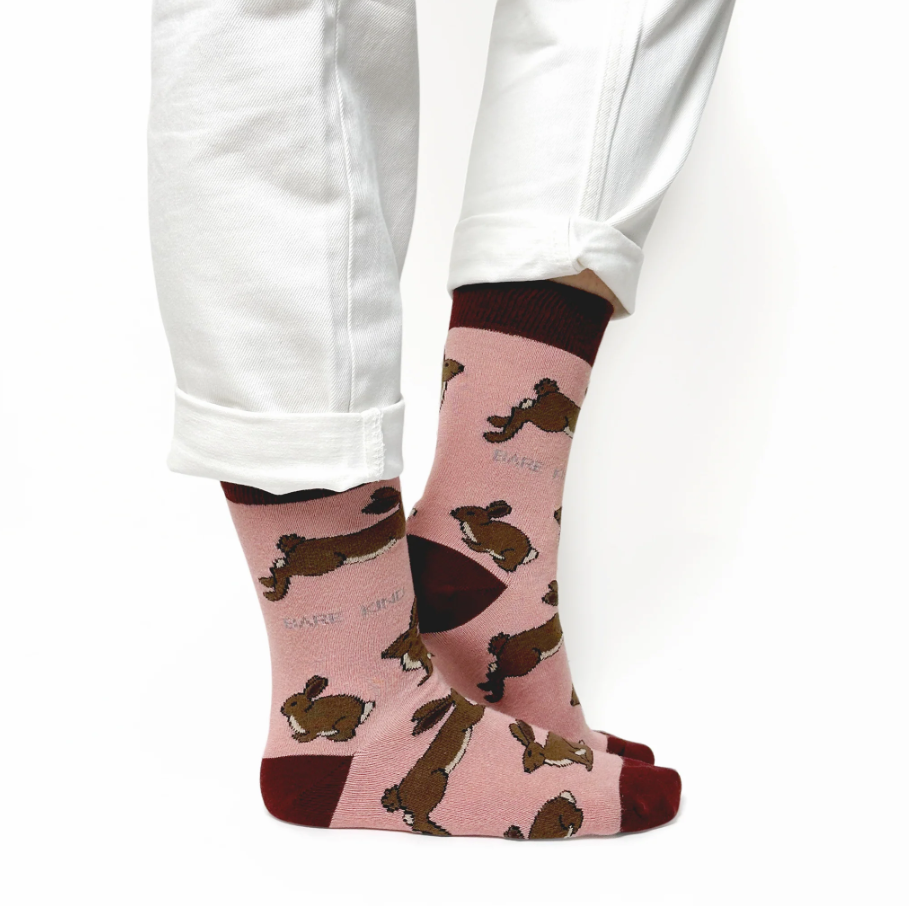 Bare Kind Bamboo Socks - Save the Hares