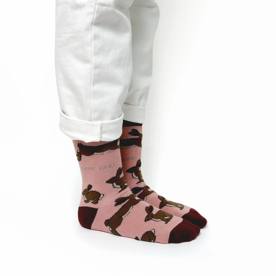 Bare Kind Bamboo Socks - Save the Hares