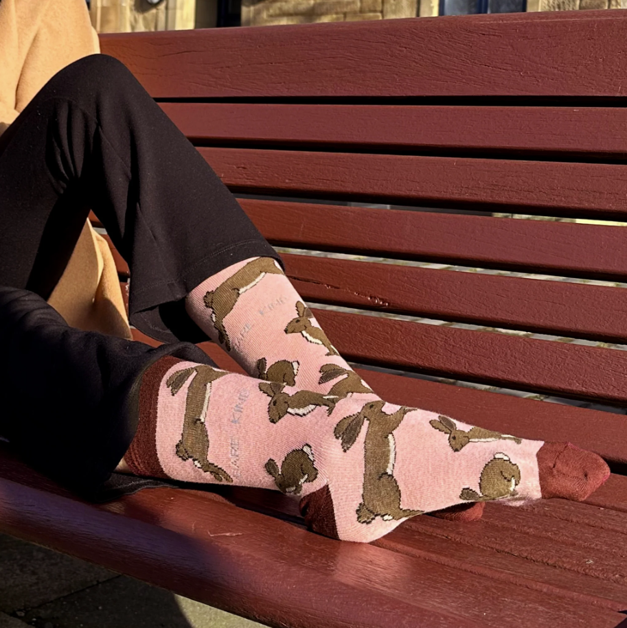 Bare Kind Bamboo Socks - Save the Hares