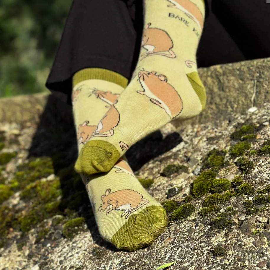Bare Kind Bamboo Socks - Save the Harvest Mouse