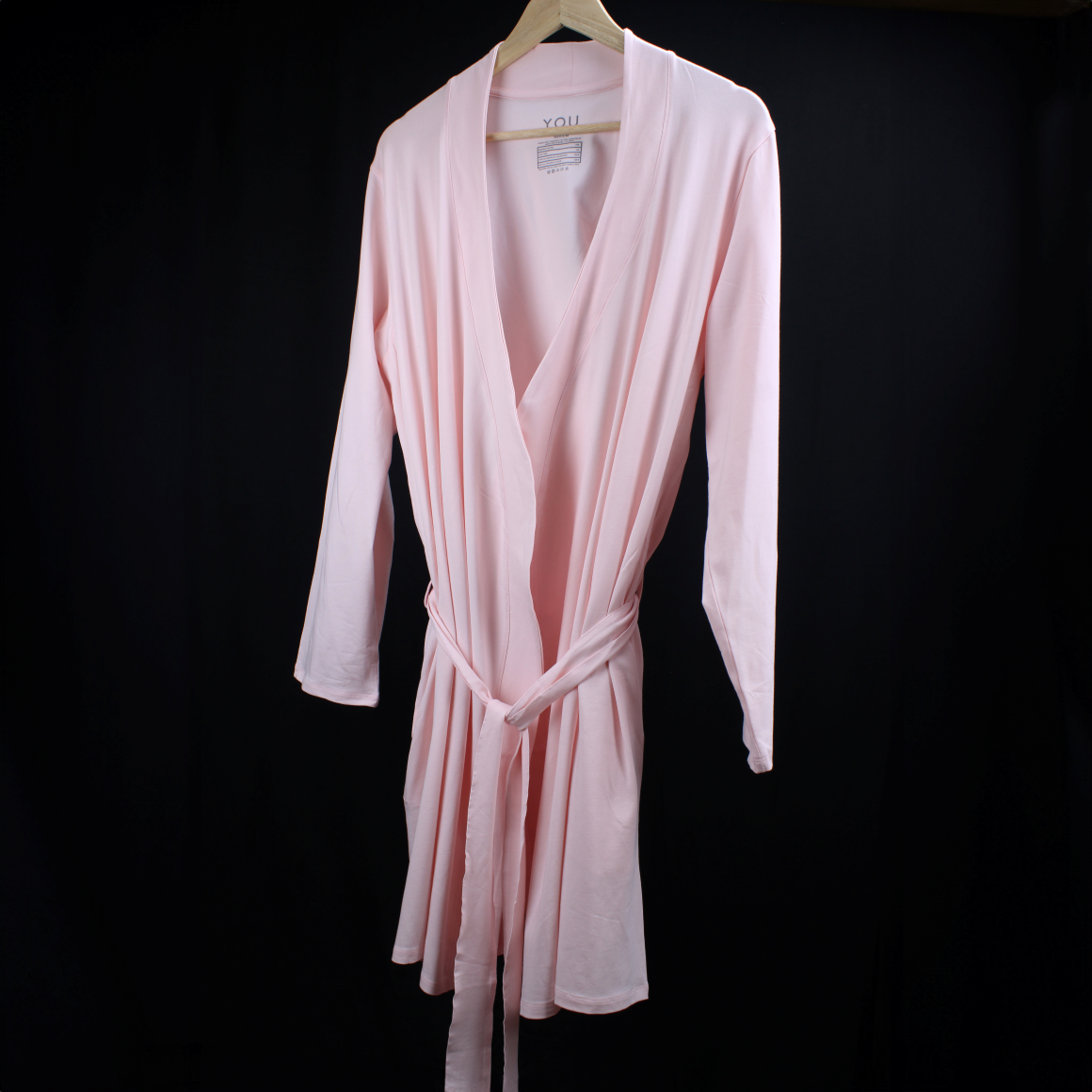Robe - organic cotton unisex robe - light pink