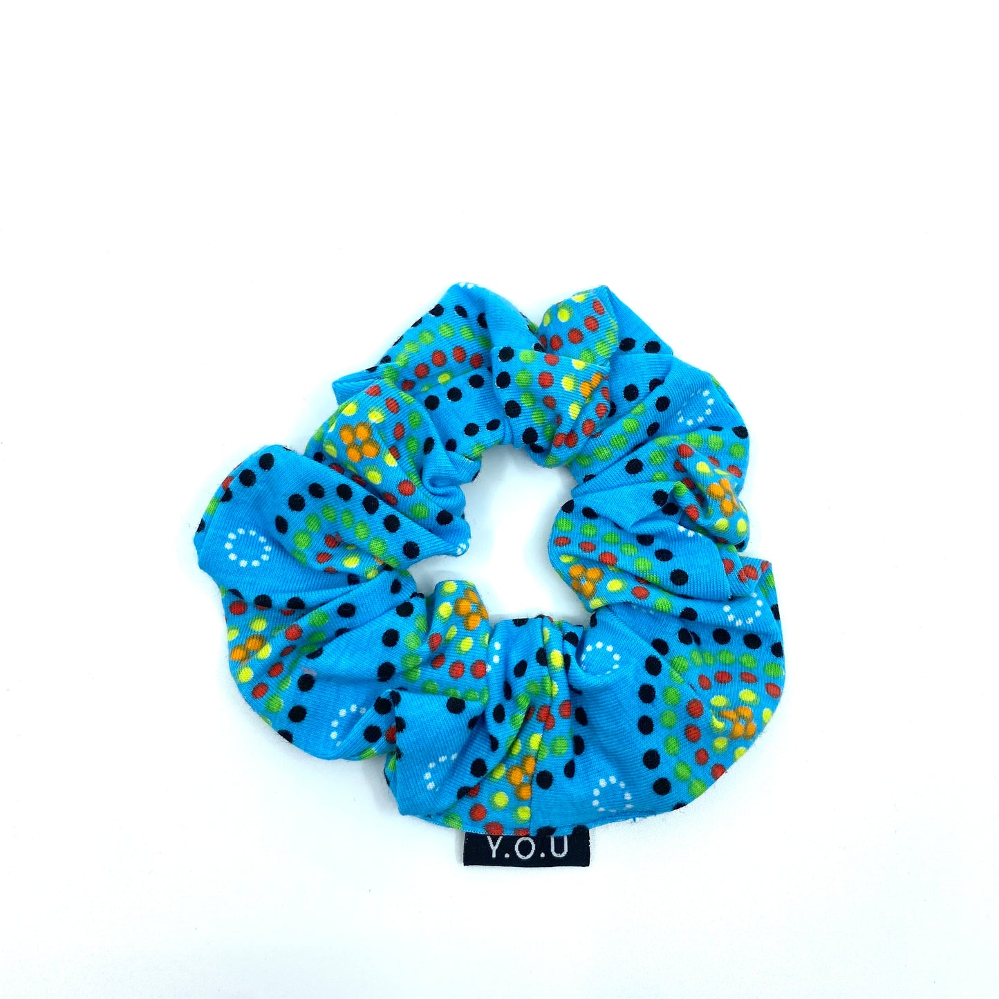Y.O.U Organic Cotton Scrunchies with Eco Elastic - Mara prints