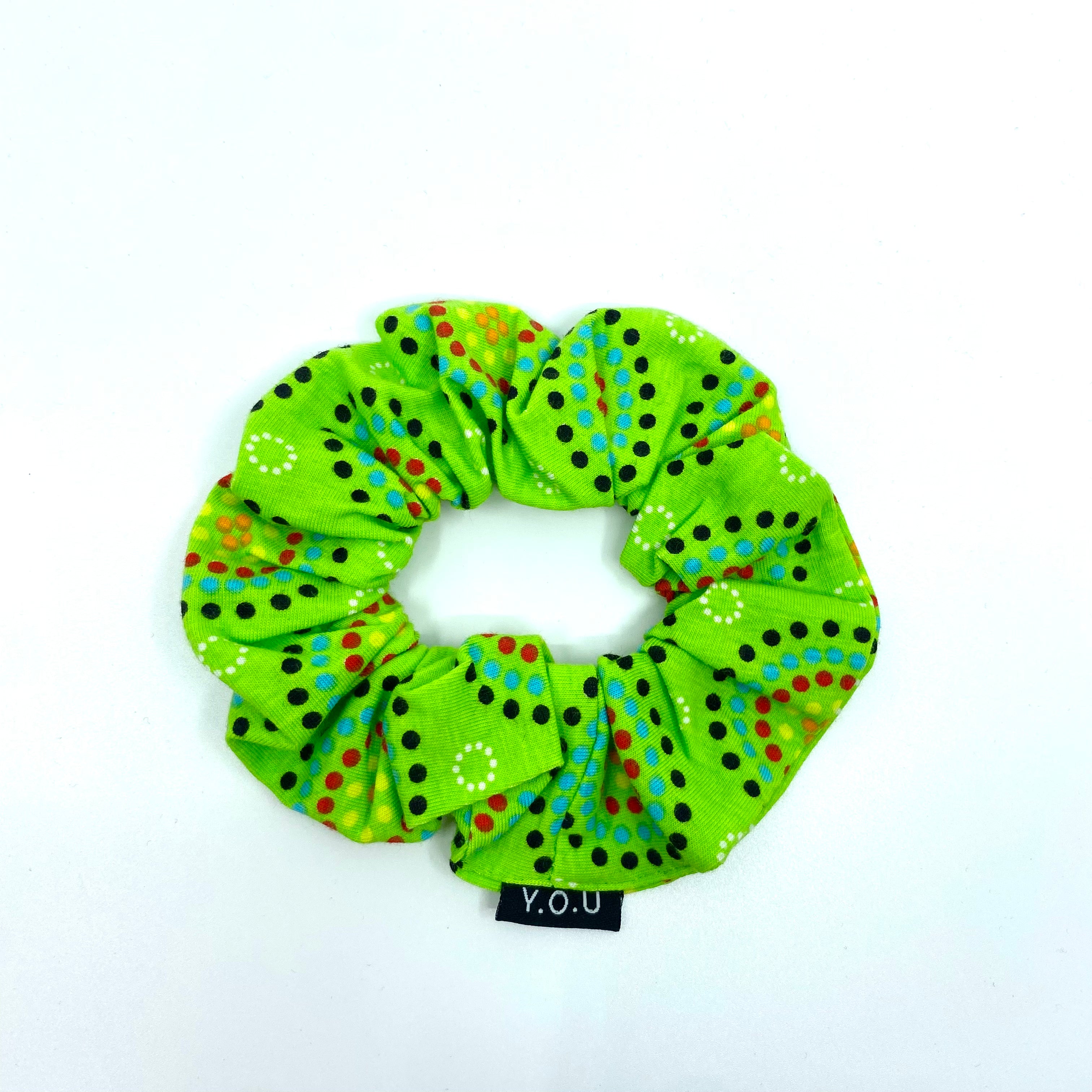 Y.O.U Organic Cotton Scrunchies with Eco Elastic - Mara prints