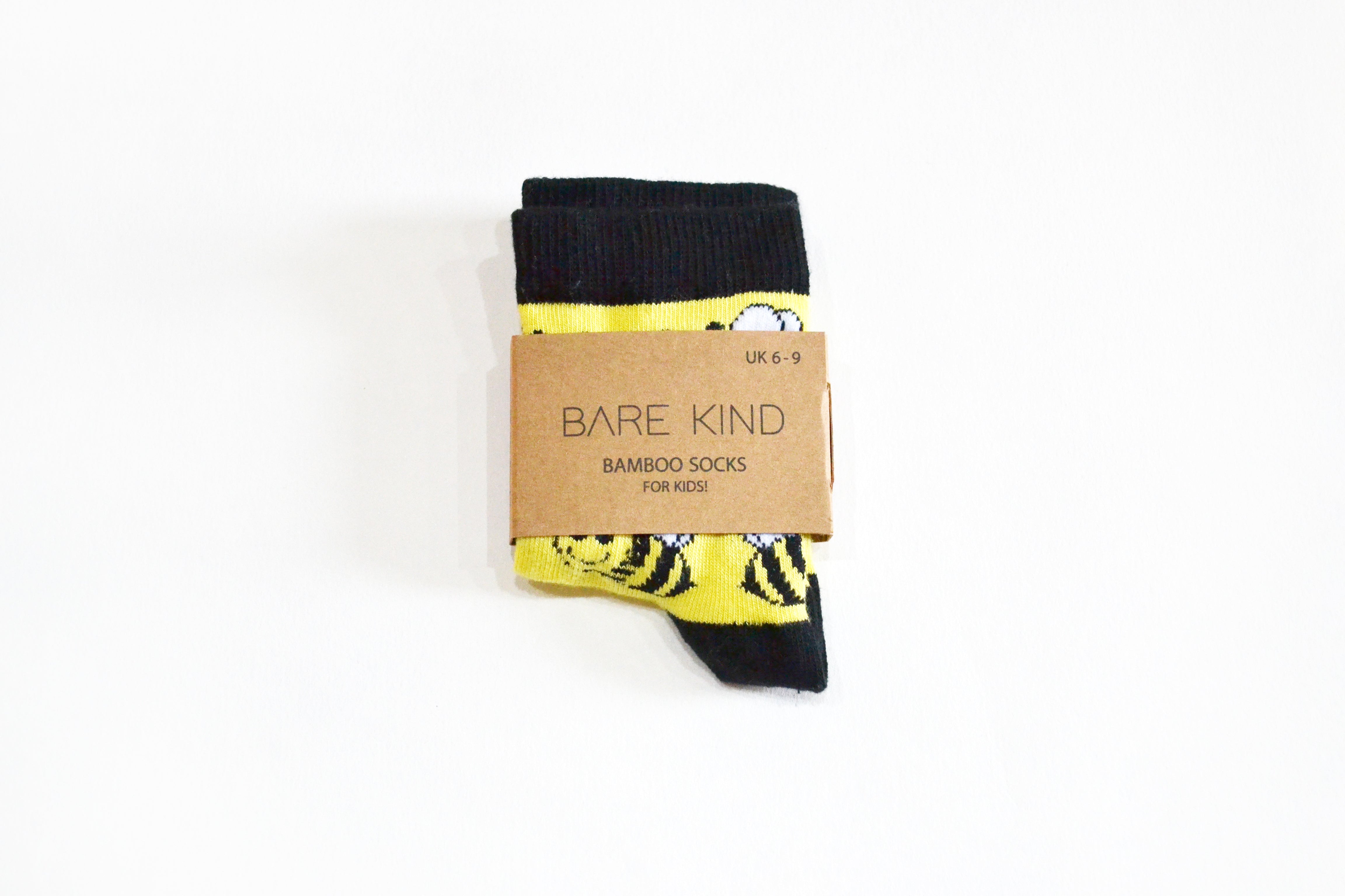 Bare Kind Bamboo Children's Socks - Save the Bees