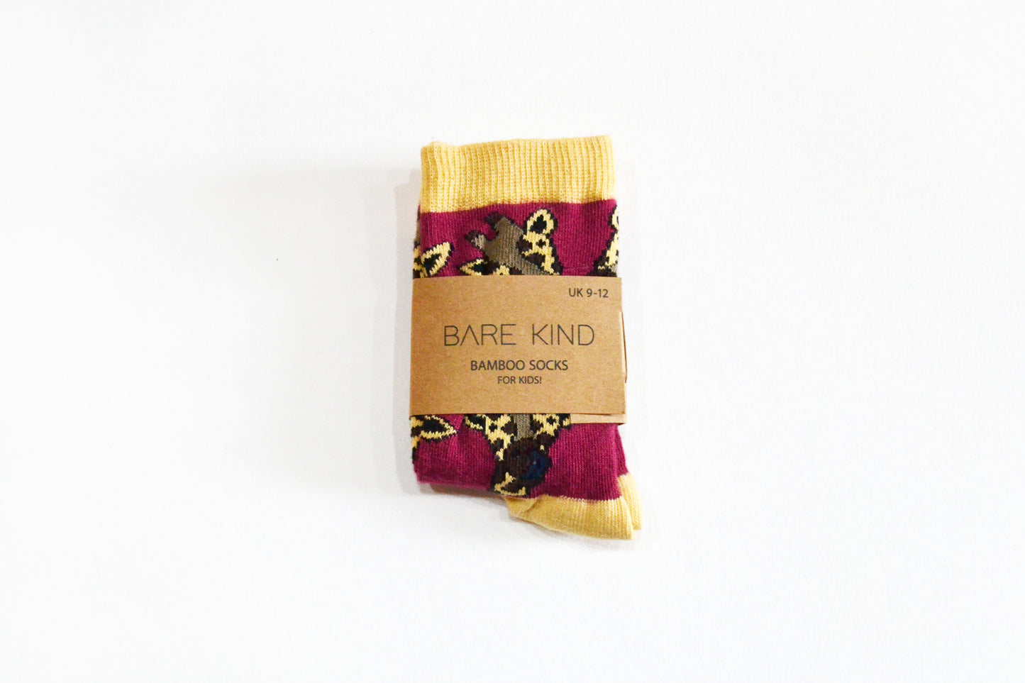 Bare Kind Bamboo Children's Socks - Save the Giraffes