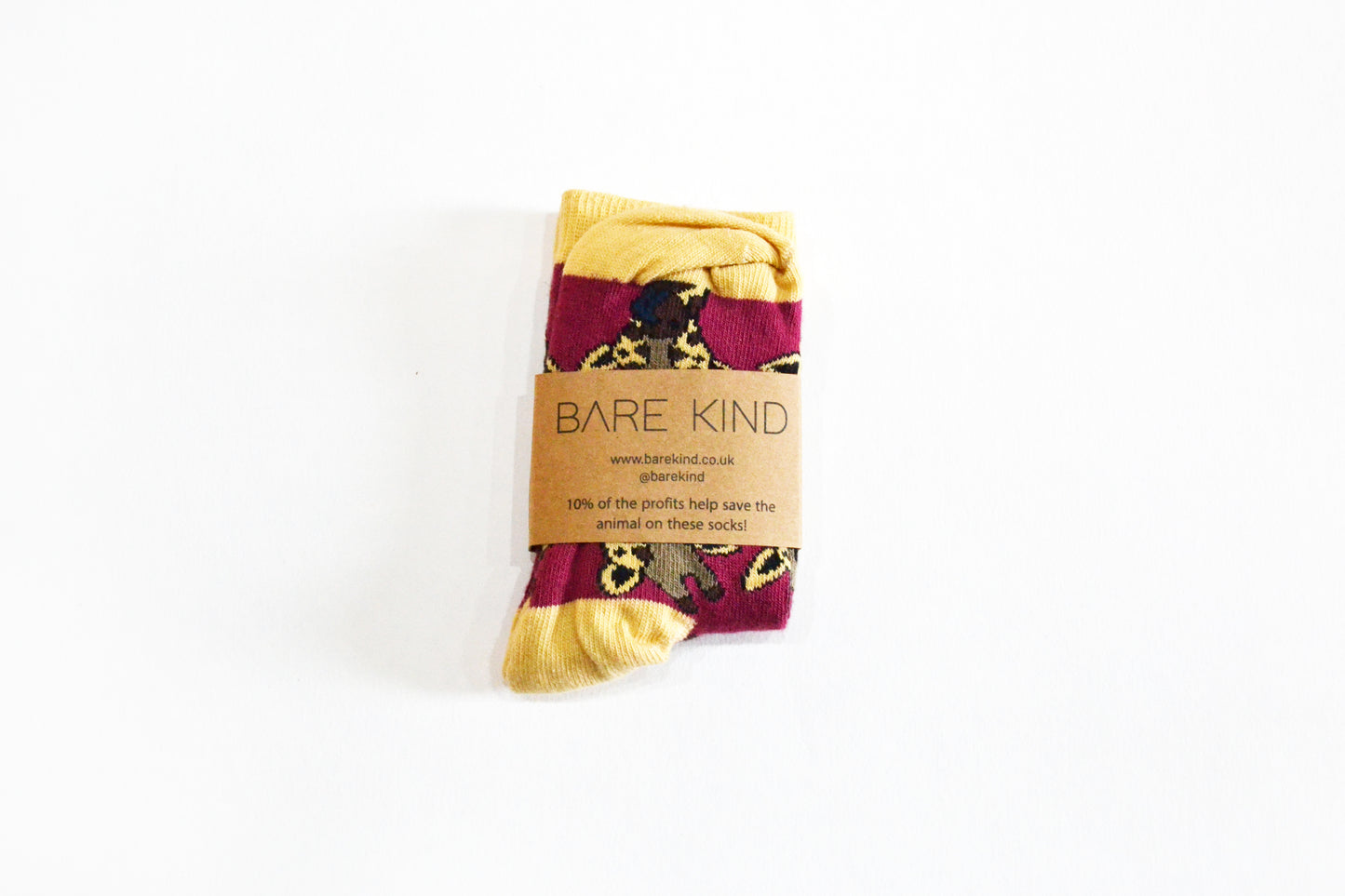 Bare Kind Bamboo Children's Socks - Save the Giraffes