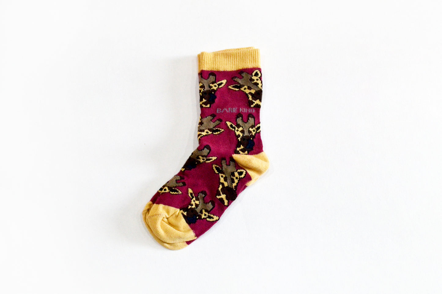 Bare Kind Bamboo Children's Socks - Save the Giraffes