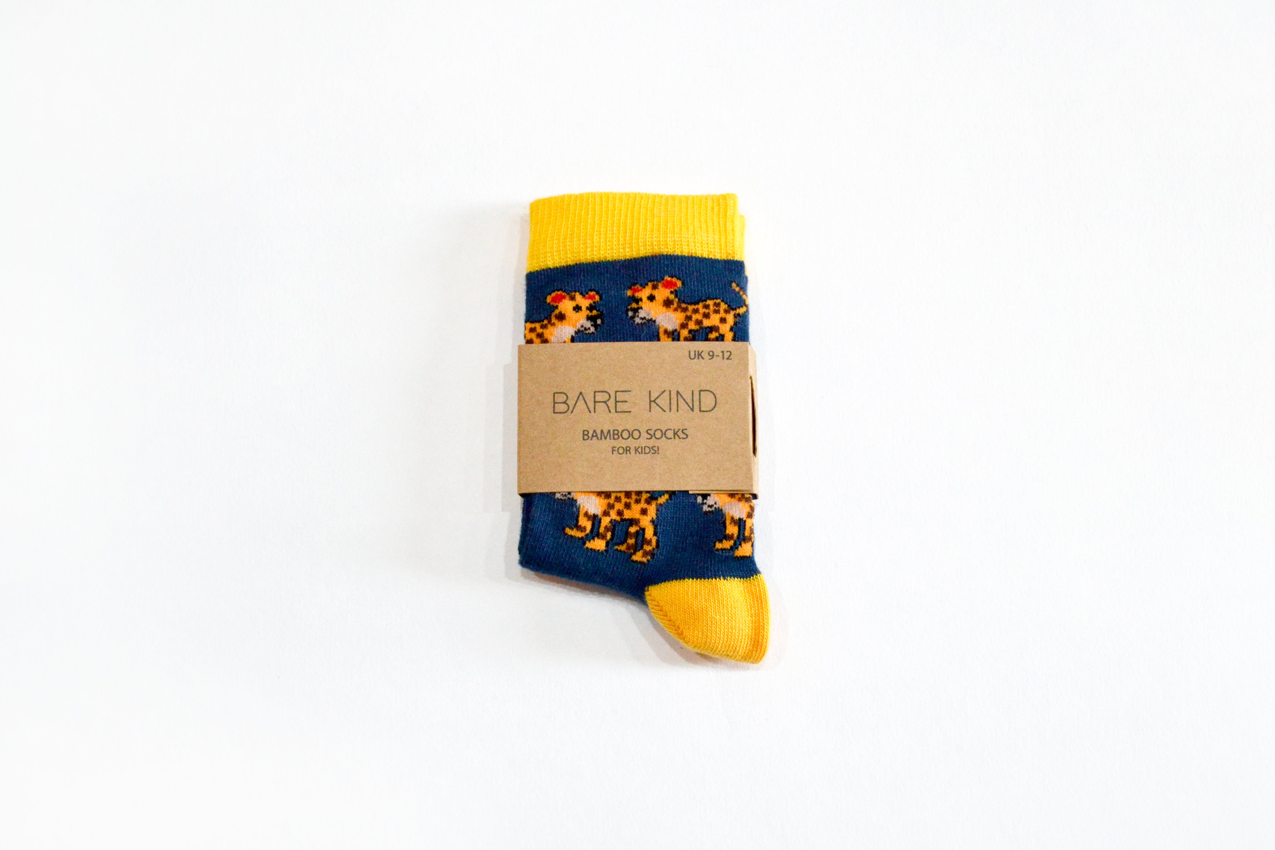 Bare Kind Bamboo Children's Socks - Save the Leopard