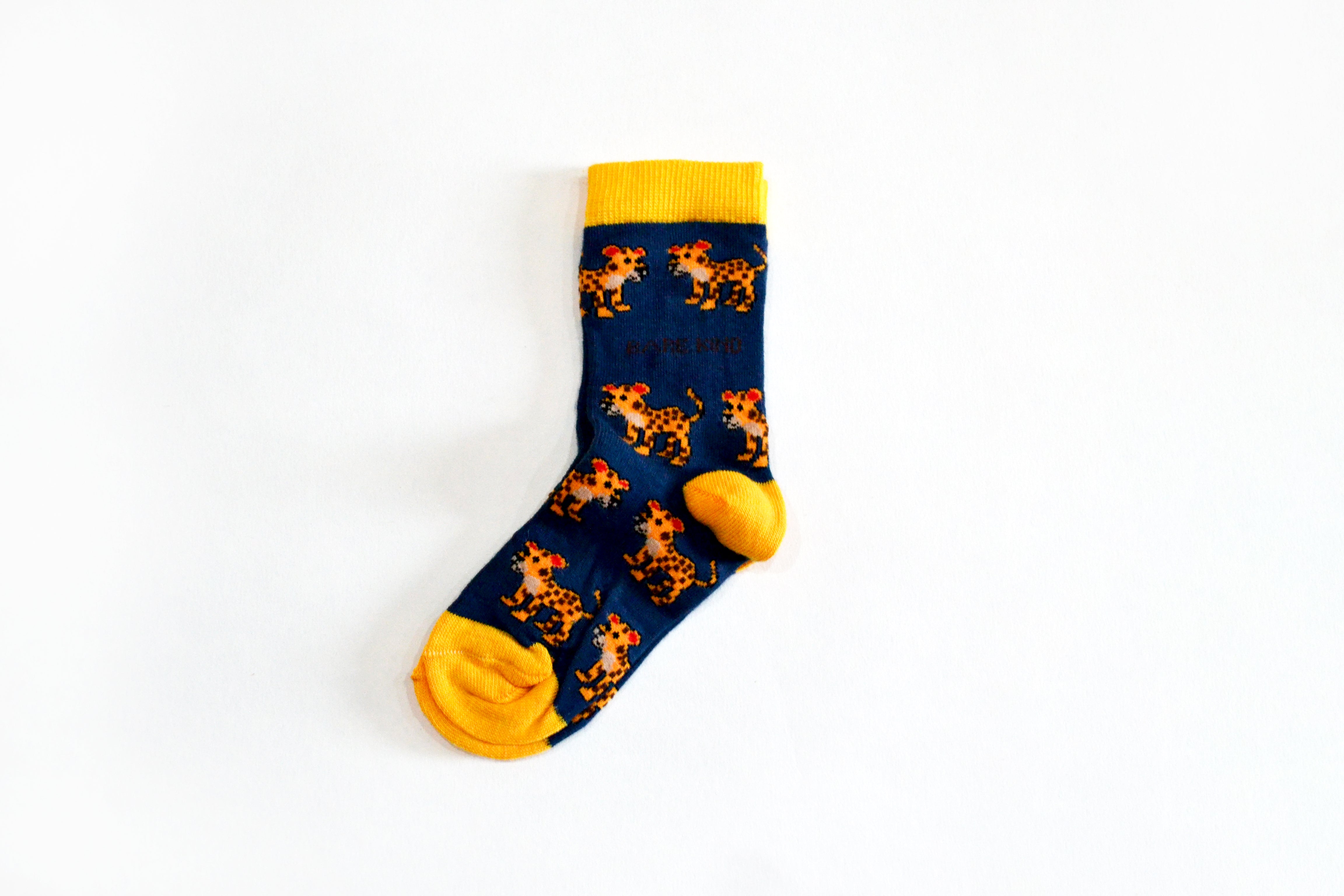 Bare Kind Bamboo Children's Socks - Save the Leopard