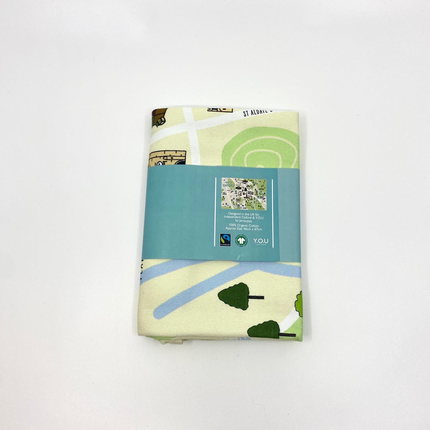 Y.O.U Oxford Map Organic Cotton Tea Towels.