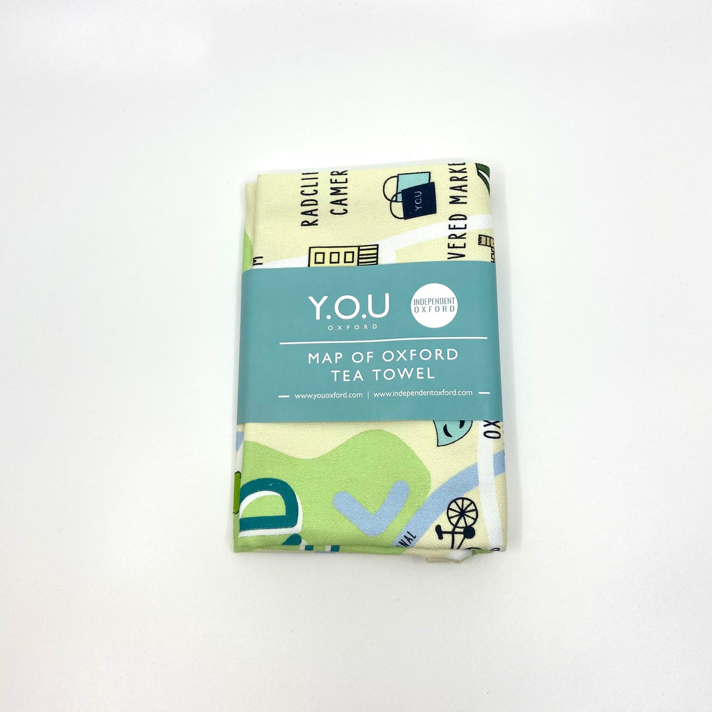 Y.O.U Oxford Map Organic Cotton Tea Towels.
