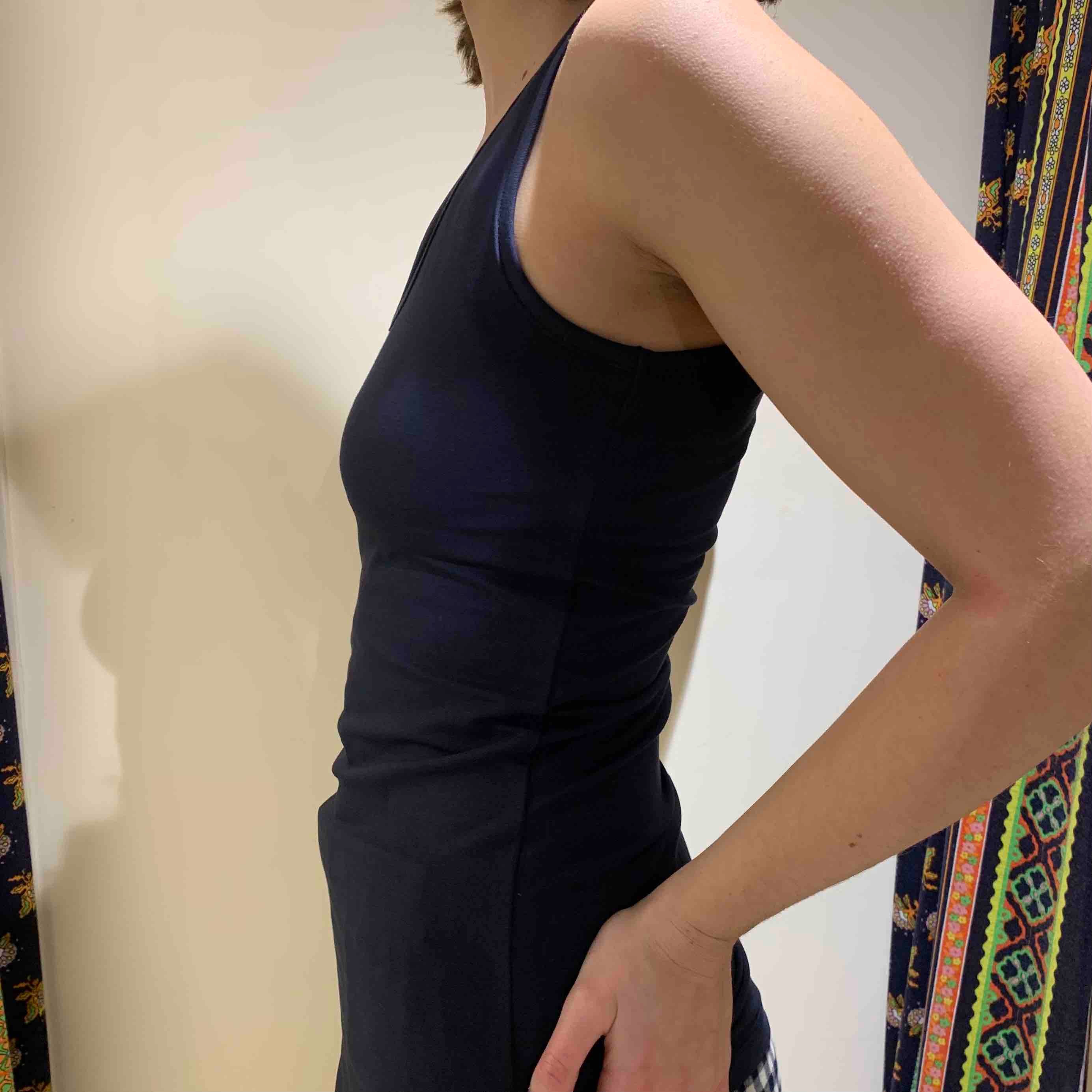 Organic cotton vest top in Navy Blue- Y.O.U Underwear