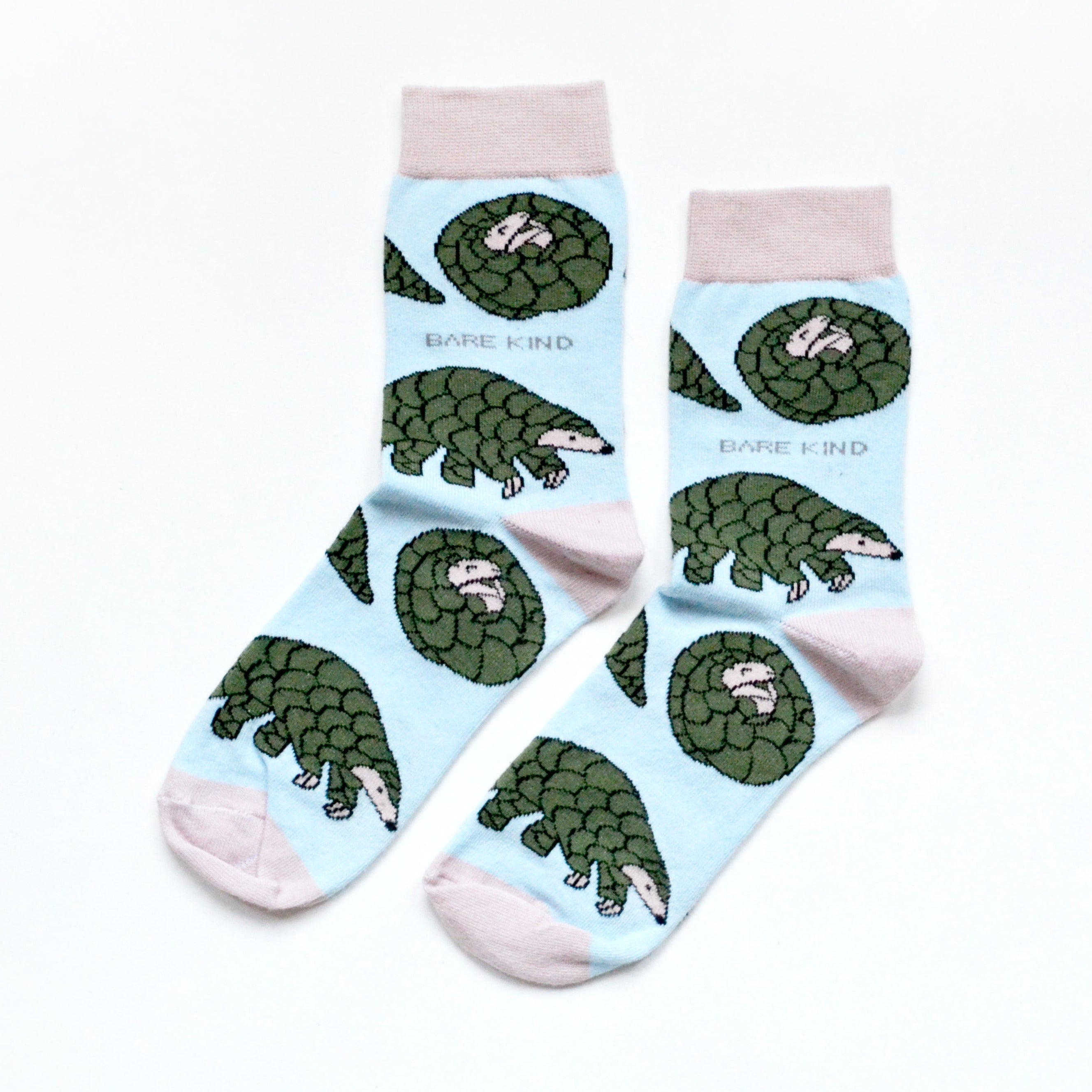 Bare Kind Bamboo Socks - Save the Pangolins