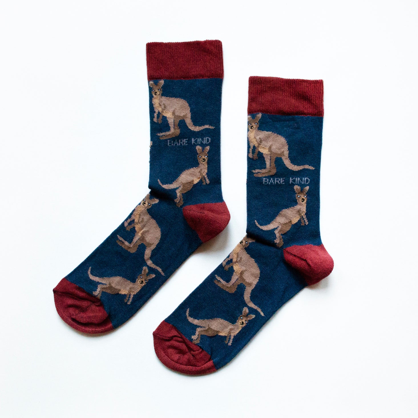 Bare Kind Bamboo Socks - Save the Wallabies