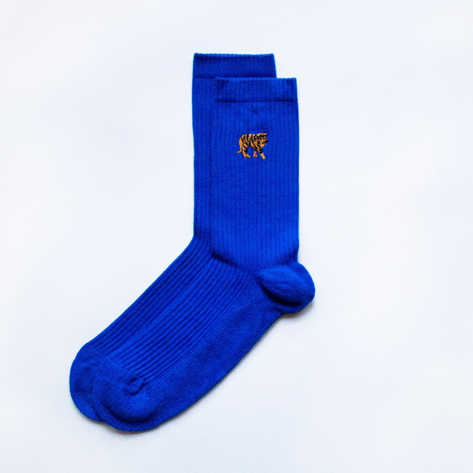 Ribbed Tiger Socks - Bare Kind Bamboo Socks - Save the Tigers