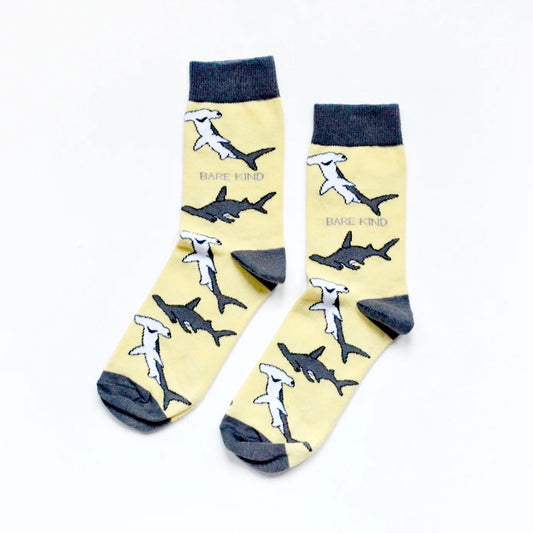 Bare Kind Bamboo Socks - Save the Sharks