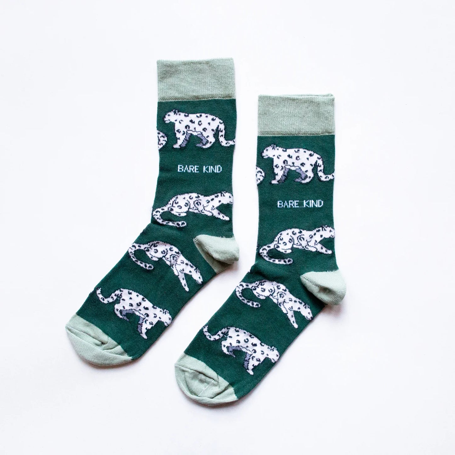 Bare Kind Bamboo Socks - Save the Snow Leopard
