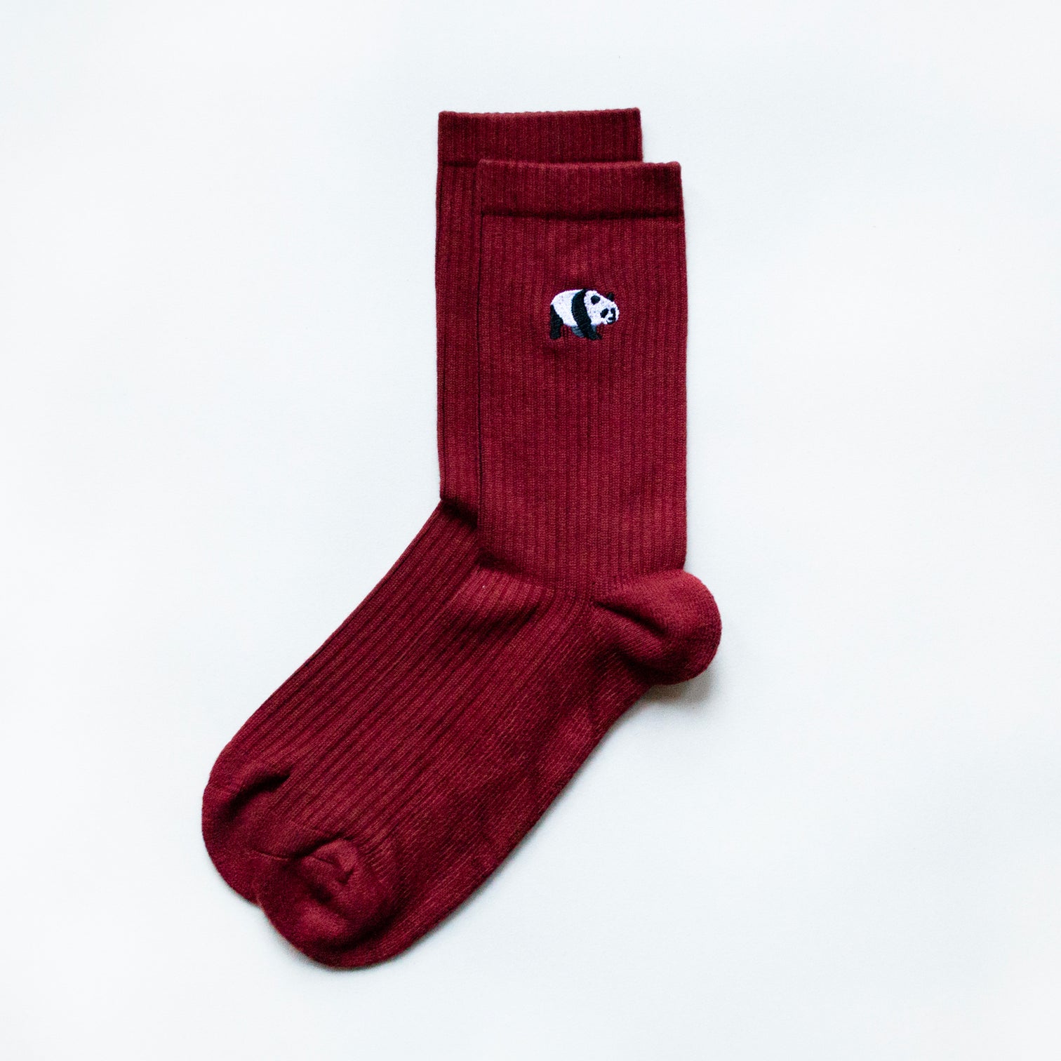 Ribbed Panda Socks - Bare Kind Bamboo Socks - Save the Pandas