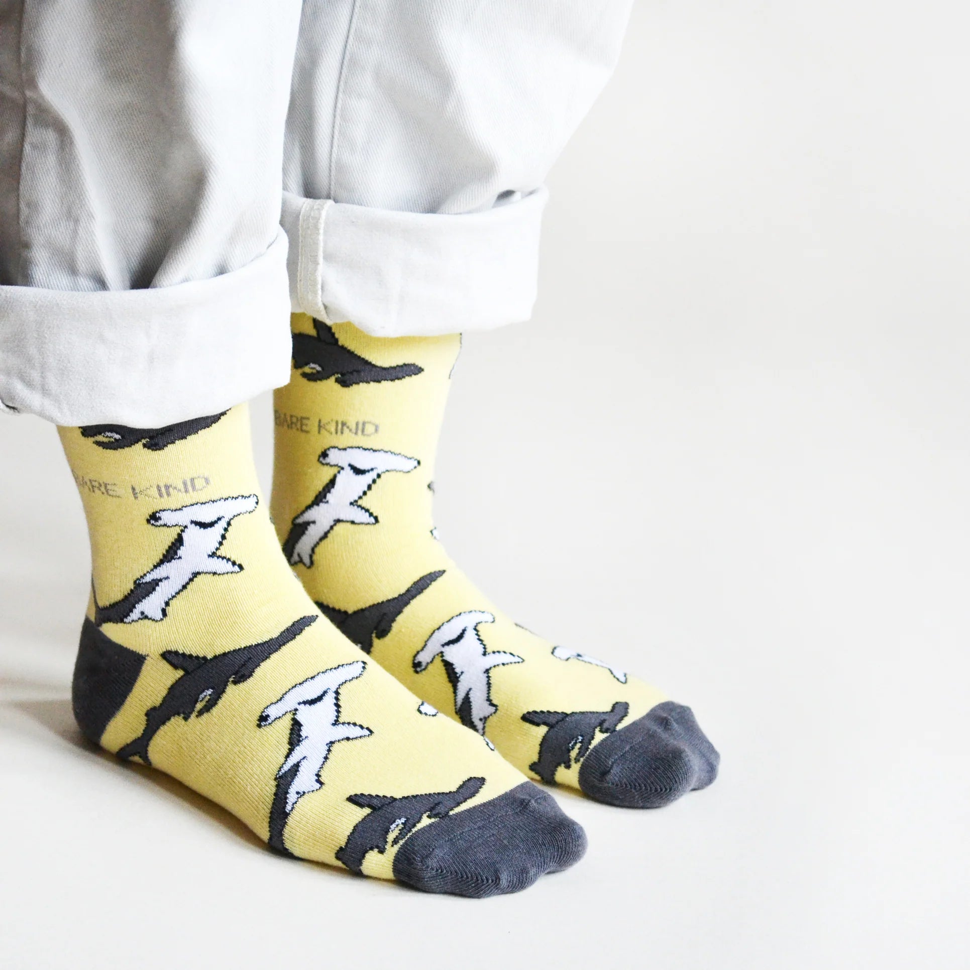 Bare Kind Bamboo Socks - Save the Sharks