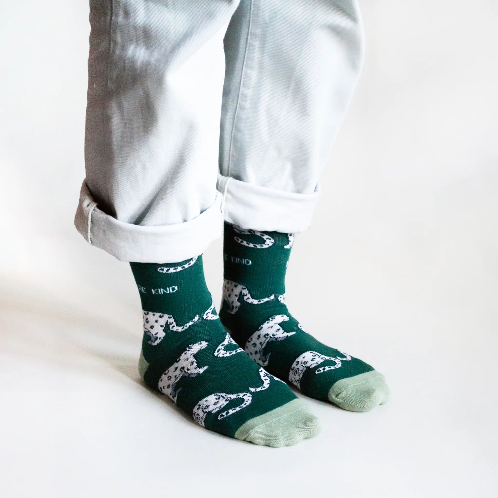 Bare Kind Bamboo Socks - Save the Snow Leopard