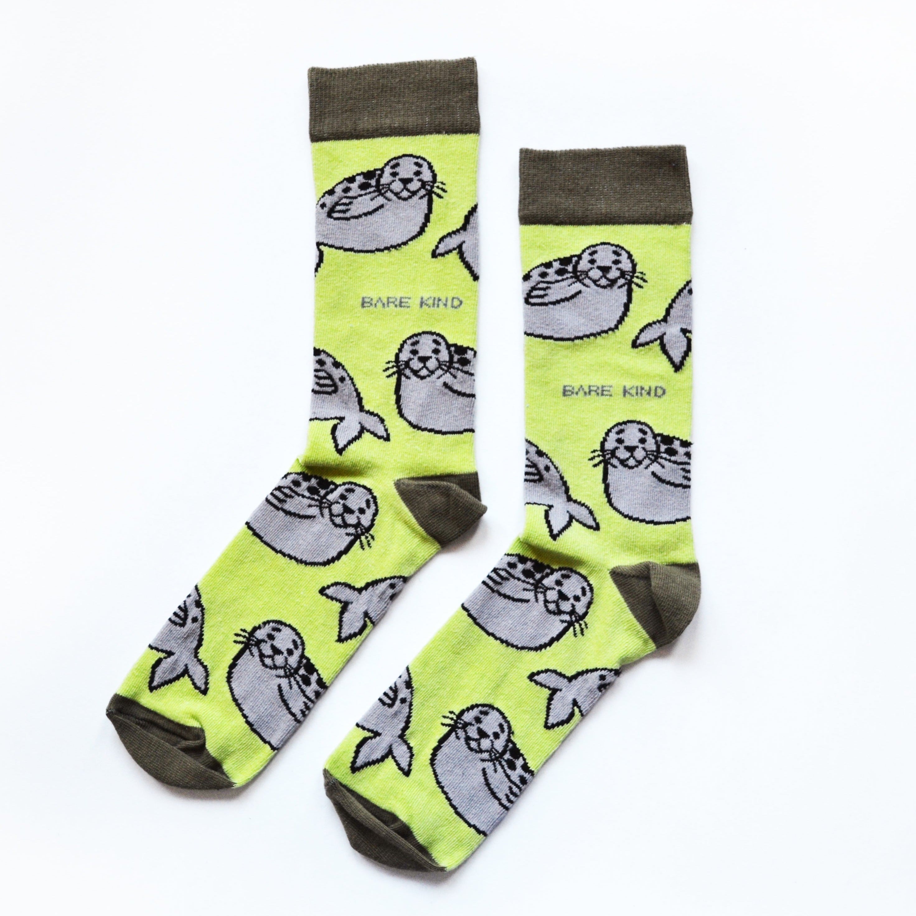 Bare Kind Bamboo Socks - Save the Seals