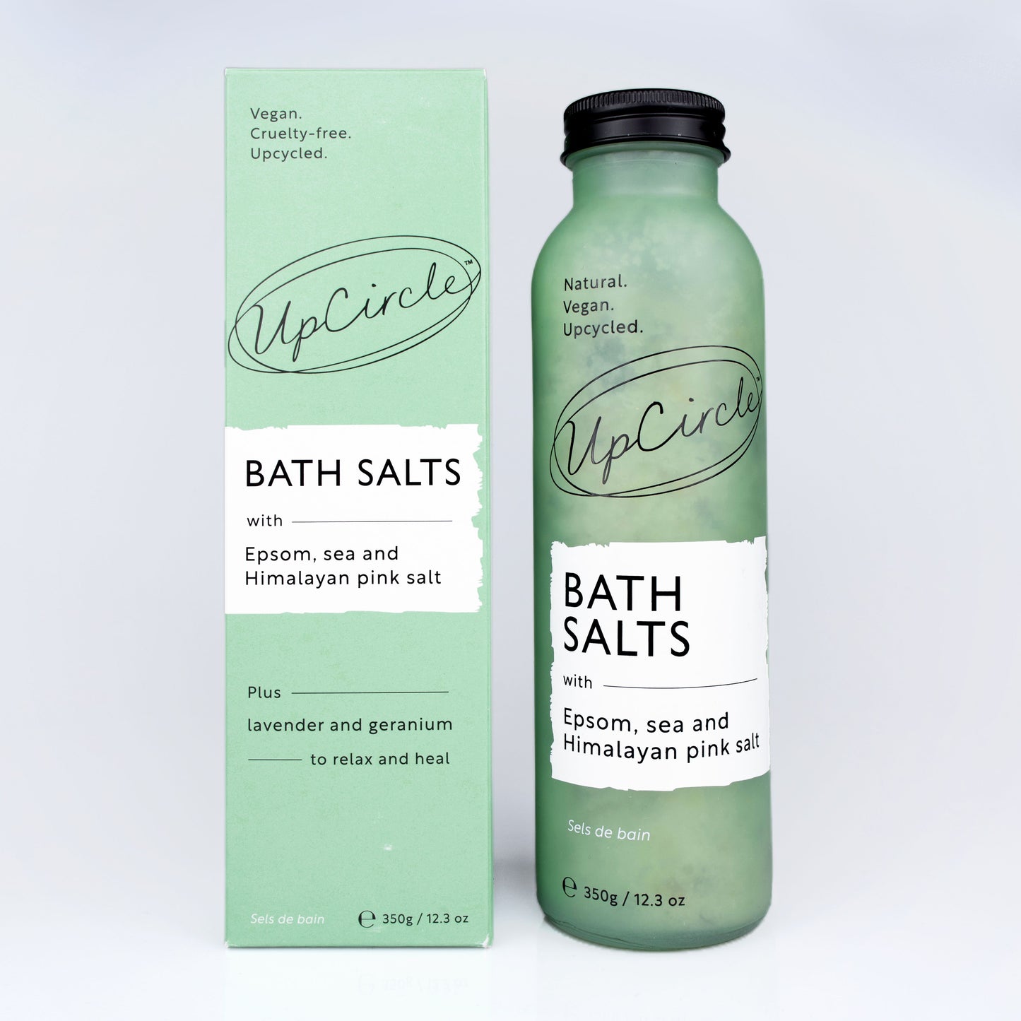 Eco-Friendly Bath Salts with Epsom Sea & Himalayan Pink Salt - UpCircle