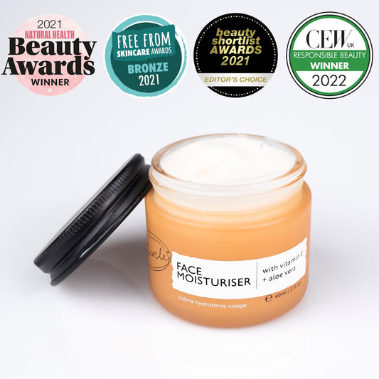 Face Moisturiser with Vitamin E + Aloe Vera - Eco Day Cream - UpCircle