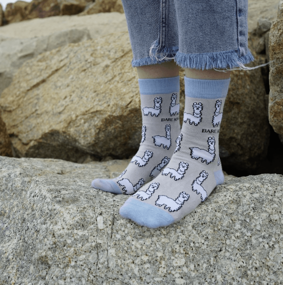 Bare Kind Bamboo Socks - Save the Alpaca - Y.O.U underwear