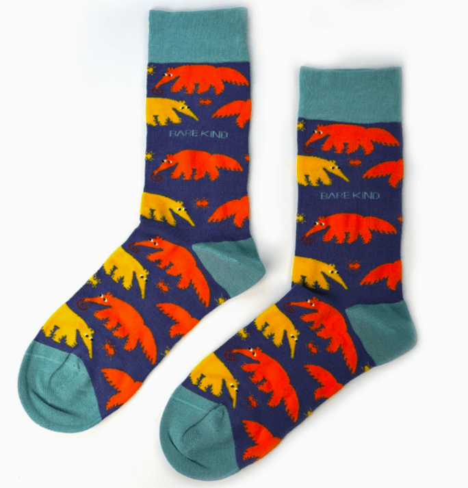 Bare Kind Bamboo Socks - Save the Anteater - Y.O.U underwear