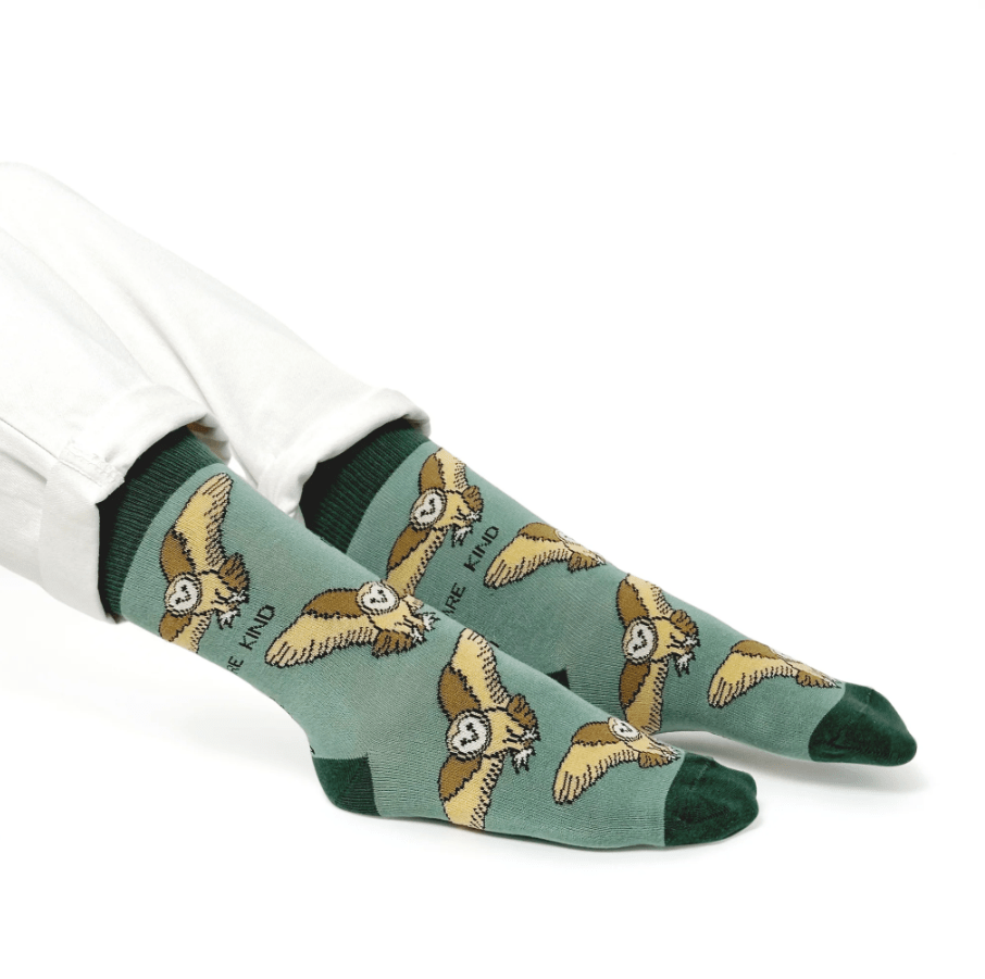 Bare Kind Bamboo Socks - Save the Barn Owls - Y.O.U underwear