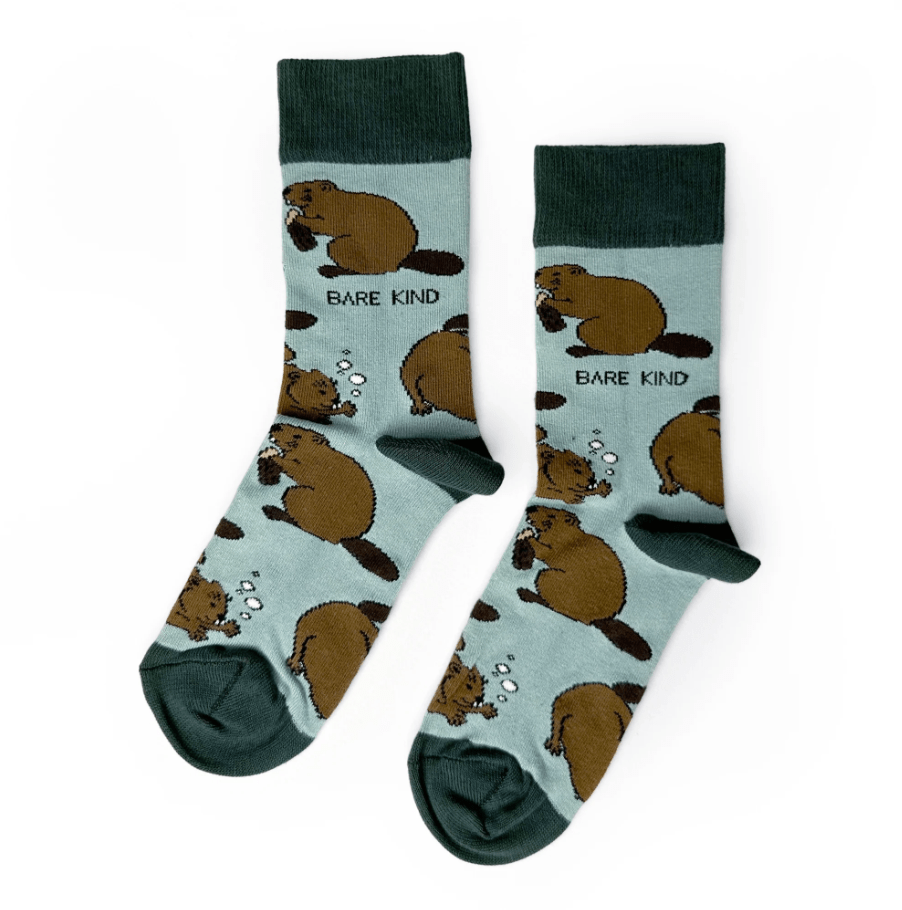 Bare Kind Bamboo Socks - Save the Beaver - Y.O.U underwear