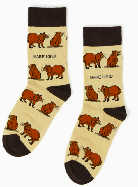 Bare Kind Bamboo Socks - Save the Capybara - Y.O.U underwear