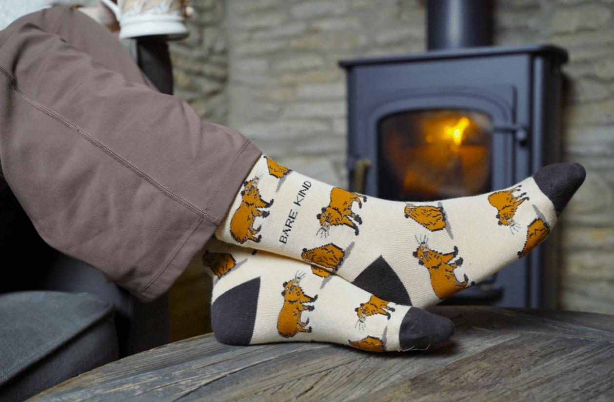 Bare Kind Bamboo Socks - Save the Capybara - Y.O.U underwear