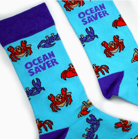 Bare Kind Bamboo Socks - Save the Crab - Y.O.U underwear