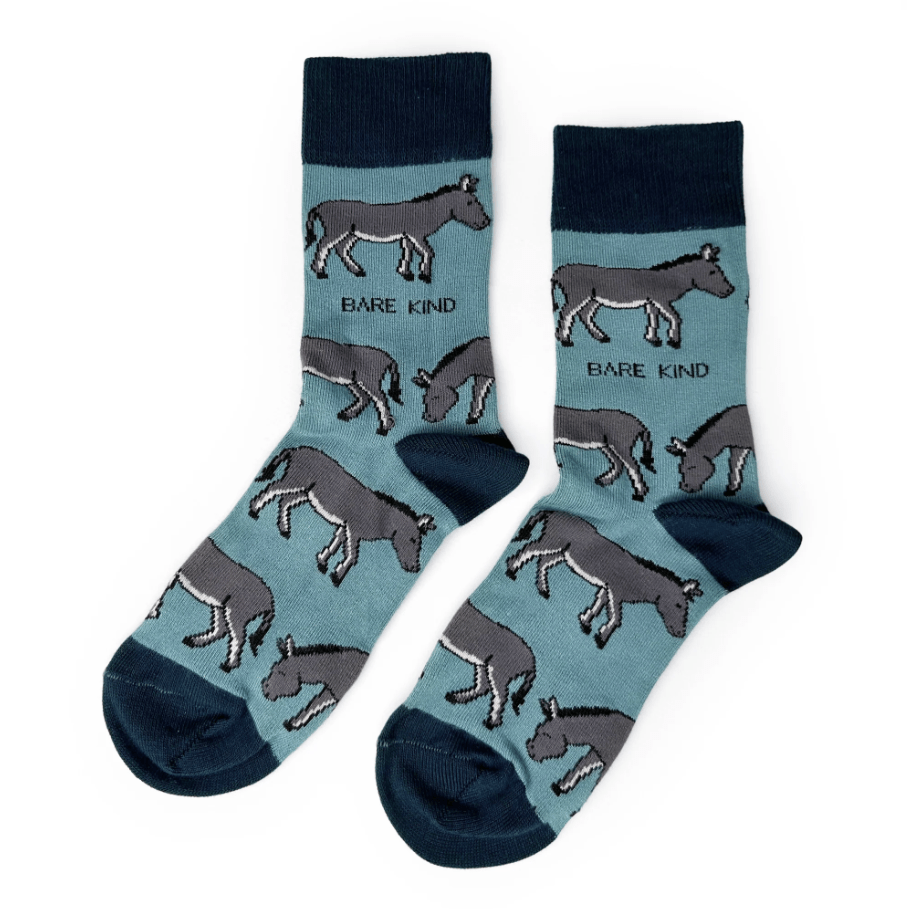Bare Kind Bamboo Socks - Save the Donkey - Y.O.U underwear