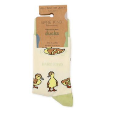 Bare Kind Bamboo Socks - Save the ducklings - Y.O.U underwear