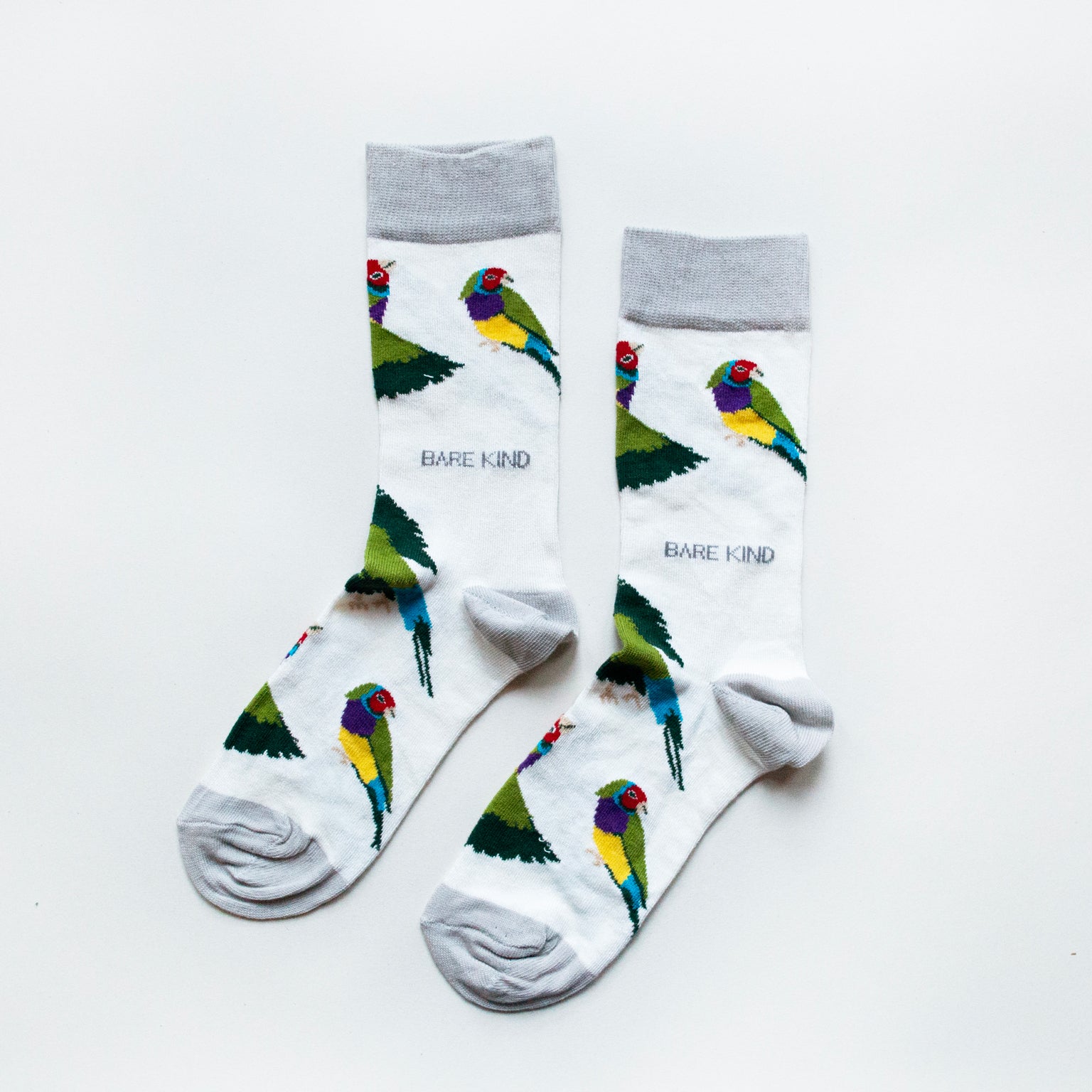 Bare Kind Bamboo Socks - Save the Gouldian Finches - Y.O.U underwear
