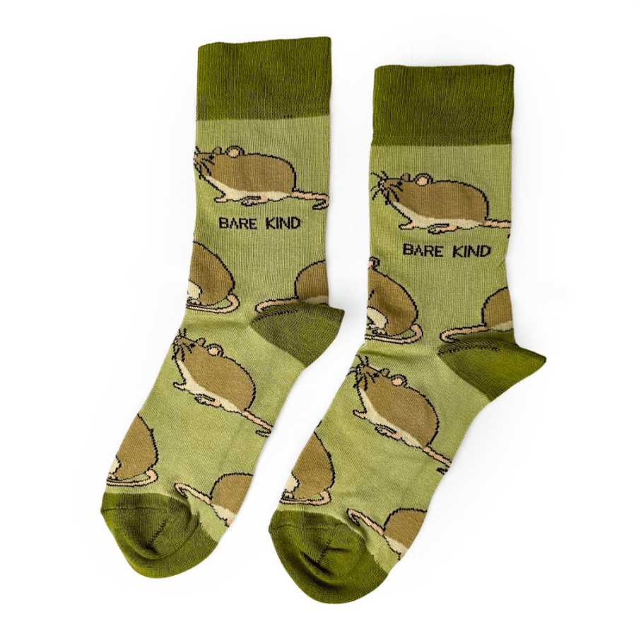 Bare Kind Bamboo Socks - Save the Harvest Mouse - Y.O.U underwear