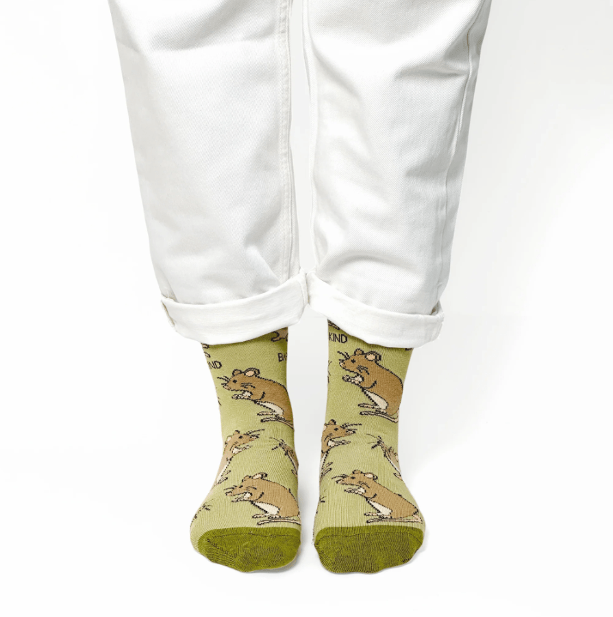 Bare Kind Bamboo Socks - Save the Harvest Mouse - Y.O.U underwear