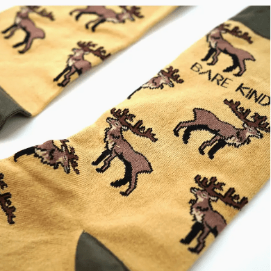 Bare Kind Bamboo Socks - Save the Highland Deer - Y.O.U underwear