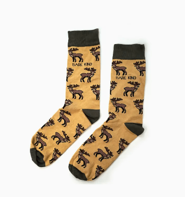 Bare Kind Bamboo Socks - Save the Highland Deer - Y.O.U underwear