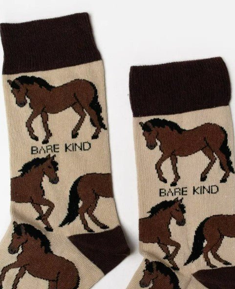 Bare Kind Bamboo Socks - Save the Horses - Y.O.U underwear